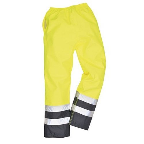 Waterproof HI Visibility Yellow Traffic Pants with Reflective Stripes 
