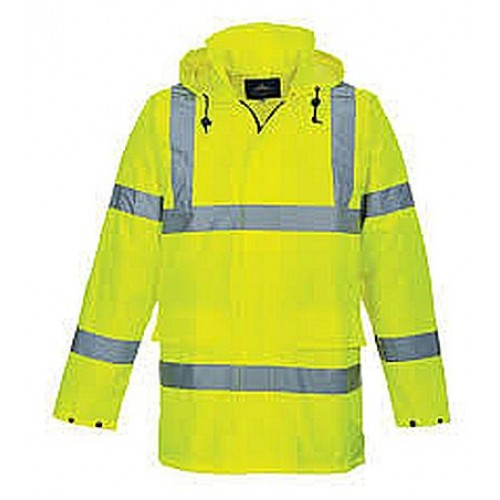 Waterproof Lightweight Hi Visibility Traffic Jacket Portwest US160