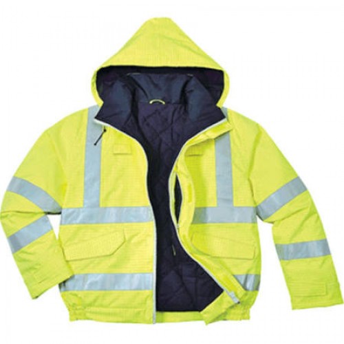 BizFlame Hi Vis Bomber Jacket US773