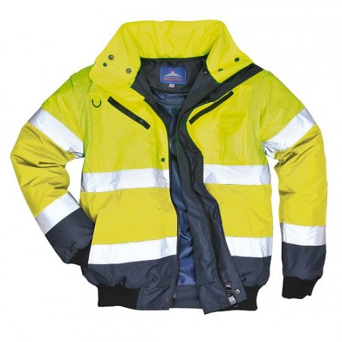 Portwest UC465 Hi Viz Yellow Bomber Jacket 