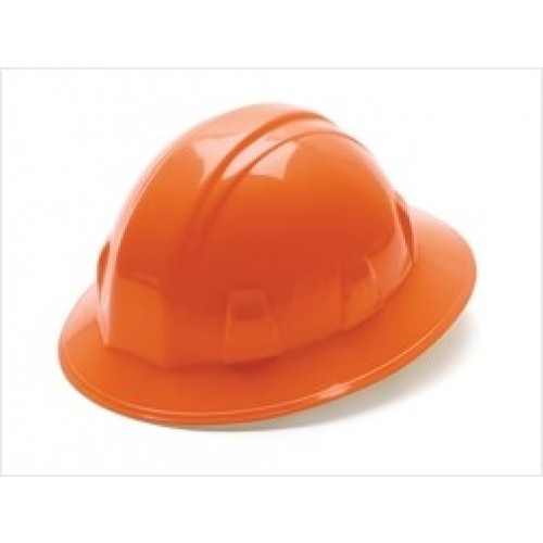 Pyramex Orange Full Brim Hard Hat 26140