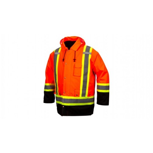 Pyramex RC7P3520 7-in-1 Hi-Vis Orange Parkas