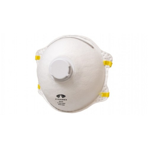 Pyramex RM10V Cone Respirator with Exhalation Valve (10 ea. Box)
