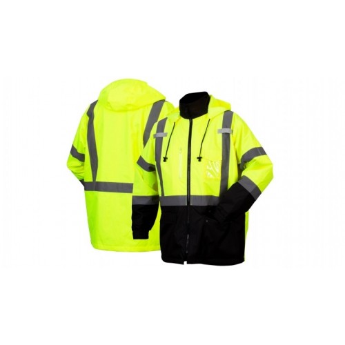 Pyramex RP3110 Class 3 Hi-Vis Lime Parkas