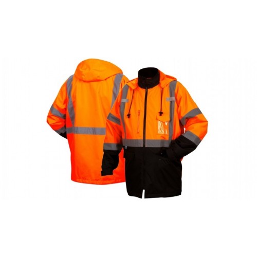 Pyramex RP3120 Class 3 Hi-Vis Orange Parkas