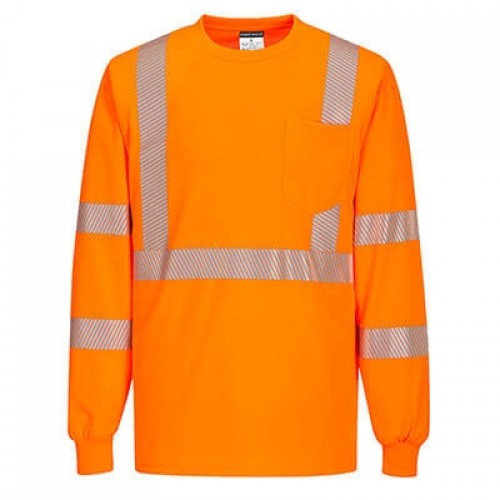 Portwest S195- Segmented Tape Long Sleeve T-shirt