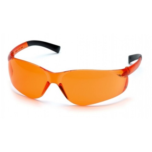 Pyramex S2540S ZTEK Safety Glasses, Orange Lens