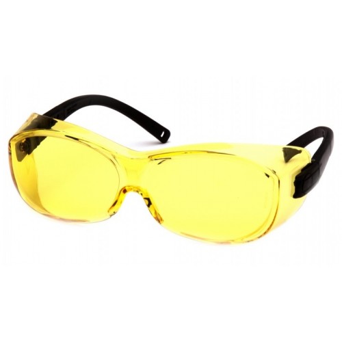 Pyramex S3530SJ OTS Safety Goggles, Amber Lens