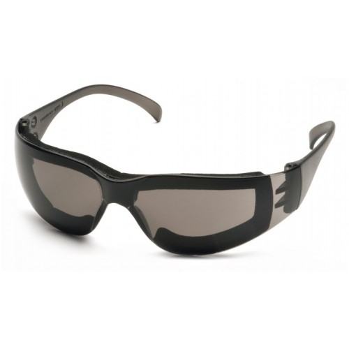 Pyramex S4120STFP Intruder Safety Glasses, Gray AF Lens, Full Foam Padding
