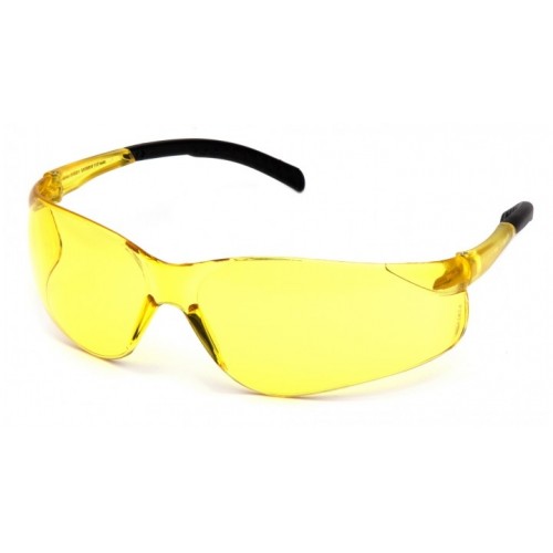 Pyramex S9130S Safety Glasses, Amber Lens, Temples