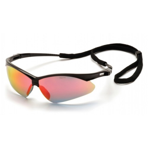 Pyramex SB6345SP PMXtreme Safety Glasses, Ice Orange Lens, Cord