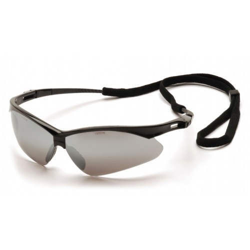 Pyramex SB6370SP PMXtreme Safety Glasses, Silver Lens, Cord