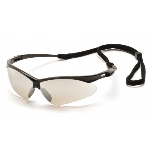 Pyramex SB6380SP PMXtreme Safety Glasses, Indoor/Outdoor Lens, Cord