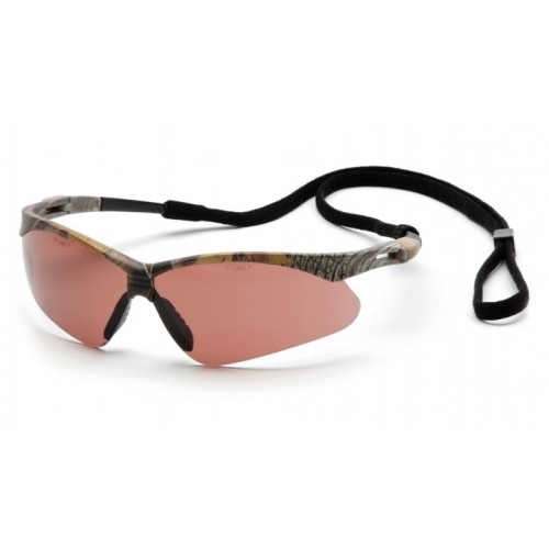 Pyramex SCM6318STP PMXtreme Safety Glasses, Sandstone Bronze AF Lens, Cord