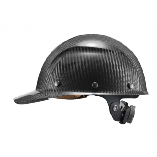DAX HDCC-17KG Black Carbon Fiber Cap Style Hard Hat 