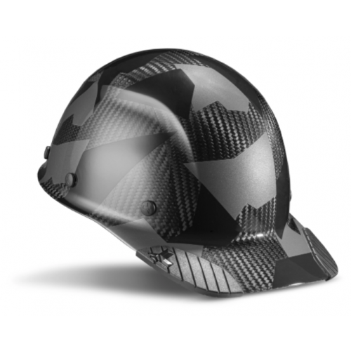 DAX HDCM-17KG Black Camo Carbon Fiber Cap Style Hard Hat 