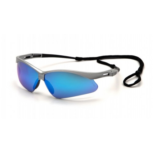 Pyramex SS6365SP PMXtreme Safety Glasses, Ice Blue Lens, Cord