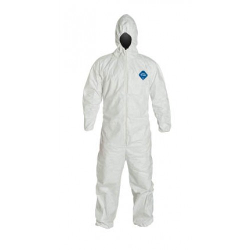 Tyvek Suits 127S Overalls w/ Elastic Wrists, Ankles and Hood 