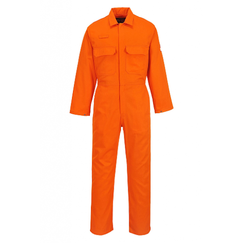 Portwest 9.5 oz UBIZ1 Orange Flame Resistant Coverall