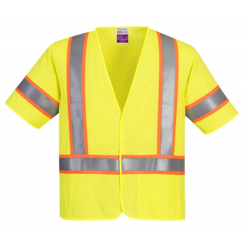 Portwest UFR24 - Class 3 FR Mesh Vest Yellow