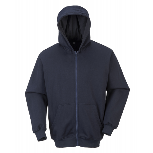 UFR81 - FR Zipper Front Hooded Sweatshirt