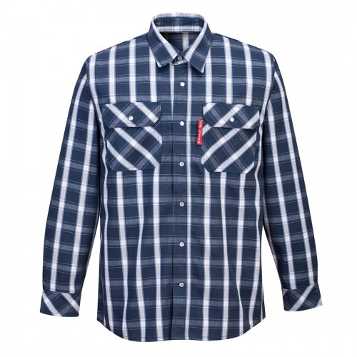 Portwest UFR97 - Bizflame 88/12 FR Plaid Shirt