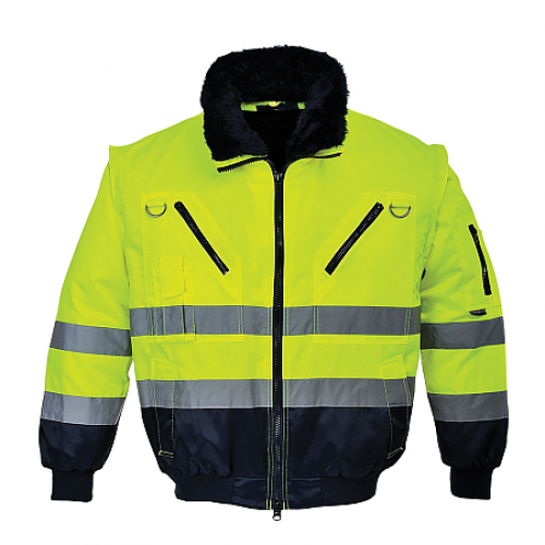 Portwest UPJ50 Hi Visibility 3-in1 Jacket