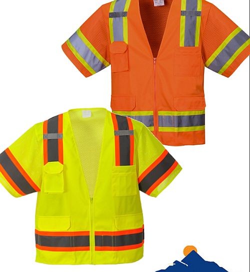 Portwest US373 Class 3 Safety Vest with Sleeves & Zipper