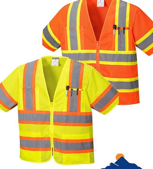 Portwest US383 Class 3 Augusta Safety Vest with Sleeves