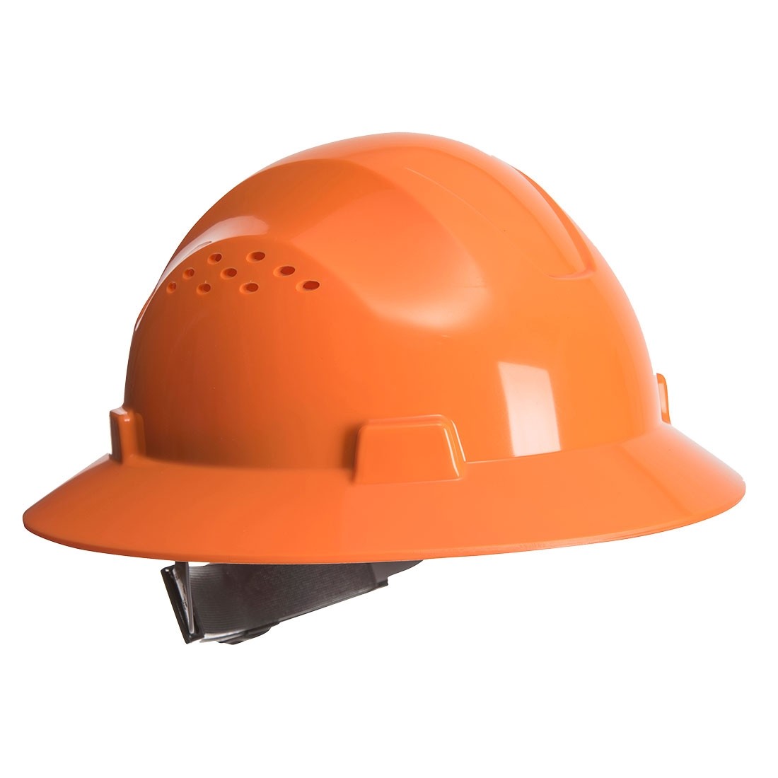Portwest PW52 Full Brim Premier Hard Hat Vented Orange
