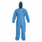 ProShield 127S Blue Coveralls With Hood & Elastic Wrists and Ankles (25/CS), Ships Free
