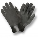 5110SI Double Dipped PVC Gloves Sandpaper finish & Interlock Lining 10-18 inches (DZ)-10" Length
