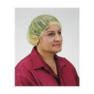 19" Polypropylene Yellow Bouffant Hairnets
