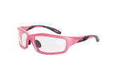 Crossfire 2254 Infinity Pink Safety Glasses Clear Lens