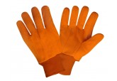 18 oz Hi Visibility Orange Double Palm Cotton Corded Gloves ( DZ )