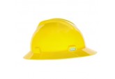  Full Brim Yellow MSA Hard Hat with Ratchet Suspension, MSA 475366