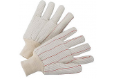 Cotton Corded Double Palm Glove, 18 oz-White