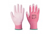 Portwest A120 PU Coated Gloves Pink