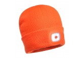 Beanie Cap with LED Head Light USB Rechargeable