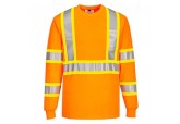 Portwest CA111- X Back Contrast Tape Long Sleeve T-shirt