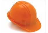 Pyramex Cap Style Orange Hard Hat with Ratchet Suspension