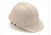 Pyramex Cap Style White Hard Hat with Ratchet Suspension