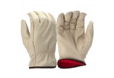 Pyramex GL4003K Pigskin Leather Fleece Driver Coated Gloves (DZ)