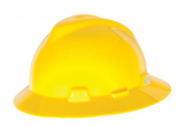MSA V-Gard Full Brim Hard Hat with One Touch Suspension