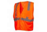 Pyramex RVZ2120CP Class 2 Economy Vest with Clear Pocket - Orange