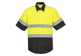 Portwest E067 - Two Tone Short Sleeve ANSI Work Shirt