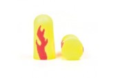 EARsoft 312-1252 Uncorded Yellow Neon Blast Earplugs, 33 NRR