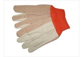 PVC Grip gloves, High Visibility Work Gloves, Lightweight Cotton Gloves