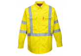 Portwest FR95 Flame Resistant Hi Vis Long Sleeve Shirt