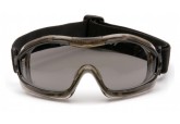 Pyramex G724T Safety Goggles, Gray AF Lens -  Low Profile